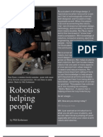 Robotics Helping People: by Will Kotheimer