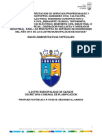 Bases Administrativas Especiales PP N°53 2018 SEGUNDO LLAMADO