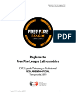 Reglamento Oficial Free Fire League LATAM