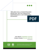 100 Años de La Constitución Mexicana - de Las Garantías Individuales A Los DH 23 PDF