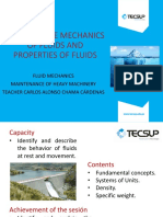 1 Study of The Mechanics of Fluids and Properties of Fluids