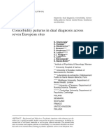 Comorbidity Patterns in Dual Diagnosis Across Seven European Sites