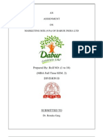 AN Assignment ON Marketing Mix (4 PS) of Dabur India LTD
