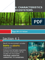 Chapter 4: Characteristics in Ecosystems: Pages 84-131 Nelson