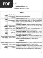 calendario acadêmico 2019 UFSM