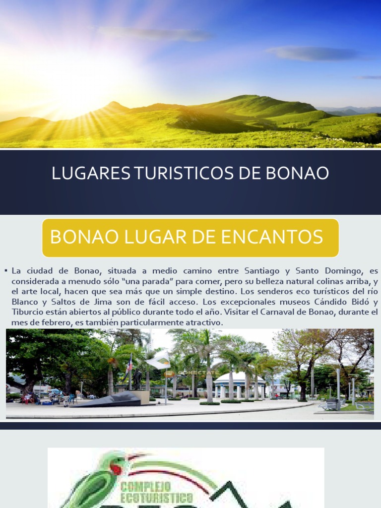 Descubre los Encantos de Bonao | PDF | Turismo | República Dominicana