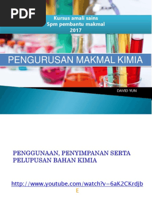Kursus Pembantu Makmal Pdf