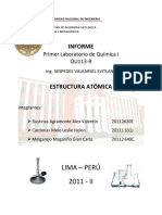 Informe I - Quimica 1 - FIGMM