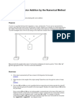 Experiment: Vector Addition by The Numerical Method: Purpose