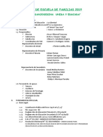 Plan Anual de Escuela de Familias 2019