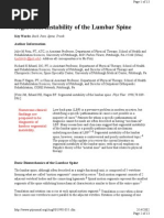 Download Segmental Instability of the Lumbar Spine by iss kim SN40134861 doc pdf