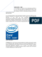 Tipos de Procesadores Intel y