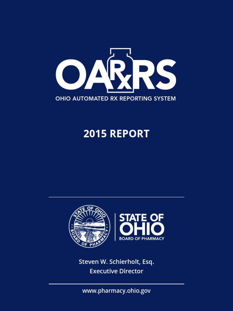 2015 REPORT Ohio Automated RX Reporting System PDF Medical Prescription Opioid