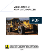 Motor Grader Operasi Panduan