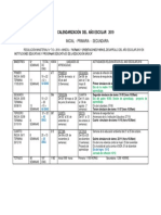 CALENDARIZACIÓN  2019 (1)