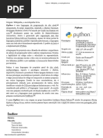 Python – Wikipédia, A Enciclopédia Livre