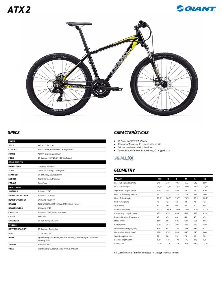 Giant Bicycles Bike 101656 PDF | PDF | Human Powered Vehicles