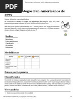 Triatlo Nos Jogos Pan-Americanos de 2019 – Wikipédia, A Enciclopédia Livre