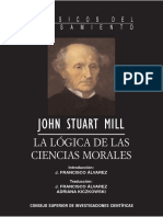 Mill, J. S. La Lógica de Las Ciencias Morales