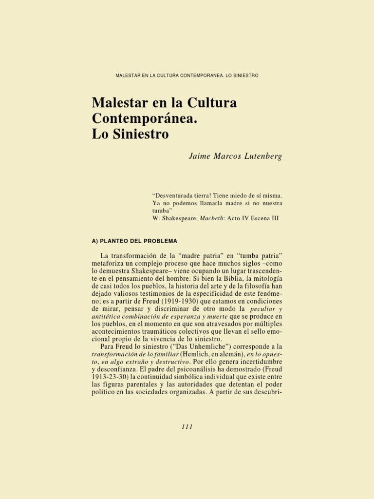 Jaime Marcos Lutenberg | PDF | Carné de identidad | Sigmund Freud