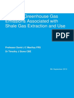 Potenciales Emisiones de Gases de Efecto Invernadero Asociado Con La Extracción de Gas Shale
