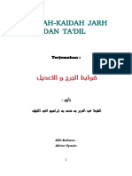 Dhabit Jarh Wat Ta'dil PDF