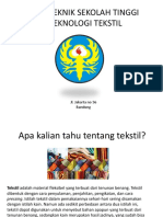 Politeknik Sekolah Tinggi Teknologi Tekstil: Jl. Jakarta No 56 Bandung