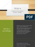 TEMA 4 Los metodos de Las Ciencias