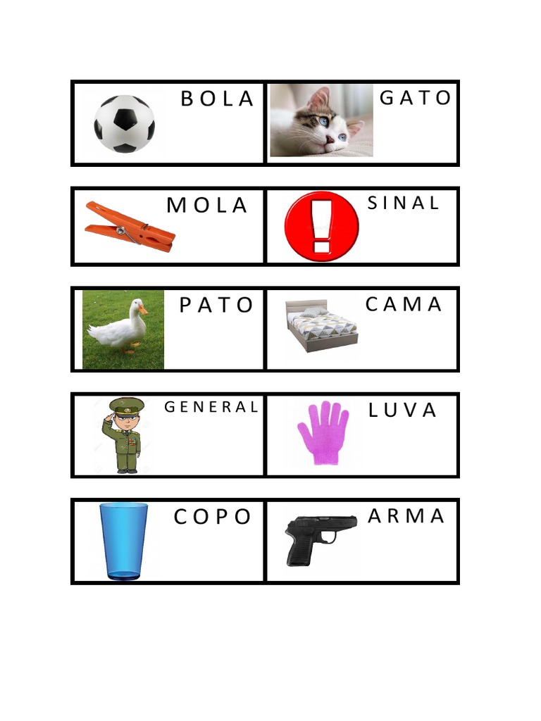 Dominó Das Rimas | PDF