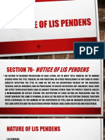 Notice of Lis Pendens