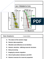 Five Day Presentation: Basic Geophysics