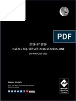 Step by Step Install SQL Server 2016 Standalone On Windows 2016 PDF