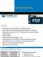 EMC / ESD Pulse Measurements: Using Oscilloscopes