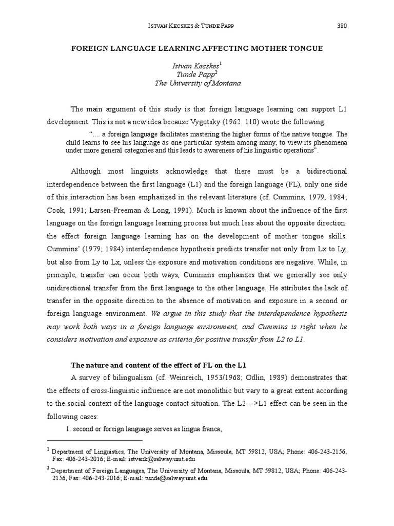 1 PDF | PDF | First Language | Multilingualism