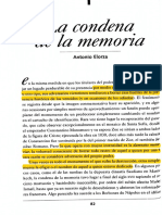 La Condena de La Memoria