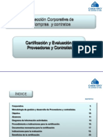 Certificacion Proveedores Contratistas 2010