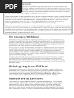 Childhood in Wuthering Heights