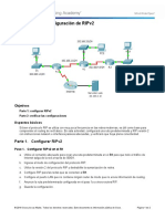 3.2.1.8 Packet Tracer - Configuring RIPv2 Instructions PDF