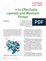 Effectively Operate and Maintain Pumps CEP Dec 2011 PDF