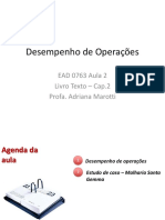 Aula2.Desempenho de Operações