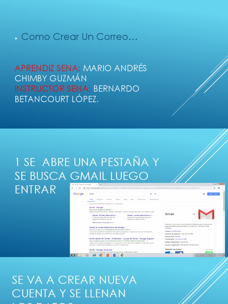 COMO CREAR UN NUEVO GMAIL visual data 4