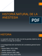 Historia Natural de La Anestesia T