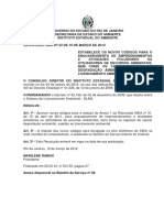 RESOLUÇÃO INEA Nº 52 - Estabelece novos códigos para enquadramento de empreendimentos e atividades poluidoras-sem anexo.pdf
