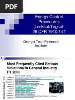 Toolbox Talks Lockout Tagout Awareness English | PDF | Safety | Working ...