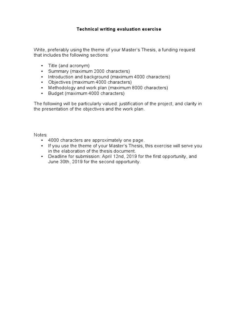 exerciseTechnicalWriting PDF | PDF