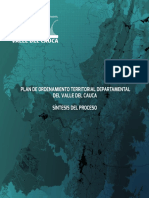 Plan de Ordenamiento Territorial Departamental del Valle Del Cauca. Síntesis del proceso