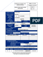 GC-TH-FR03. Formato Único Insitucional Hoja de Vida