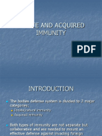 Innate and Acquired Immunity