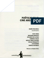 Poéticas Del Cine Argentino - Esteban Sapir