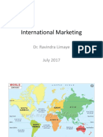 International Marketing: Dr. Ravindra Limaye July 2017